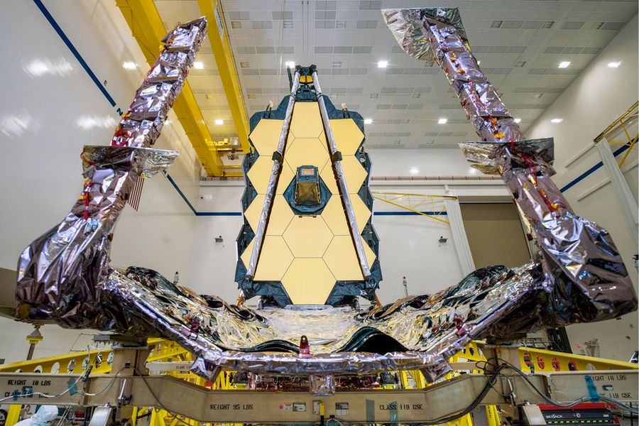 Le JWST enfin assemblé pour la première fois
