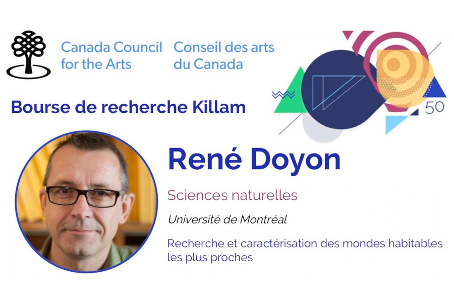 René Doyon reçoit une bourse de recherche Killam